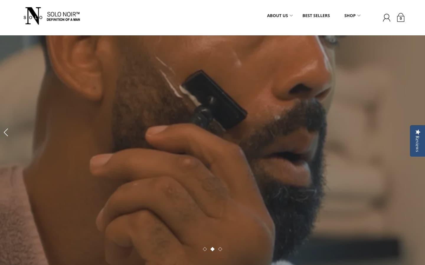 Solo Noir website screenshot